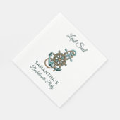 ラスト セイル 航海 バチェロレッテ パーティー スタンダードランチョンナプキン (角)