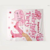 ラスト ディスコ ロデオ ブライズメイド パーティー 背景 タペストリー (正面(横))