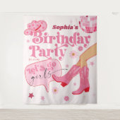 ラスト ディスコ ロデオ ブライズメイド パーティー 背景 タペストリー (正面)