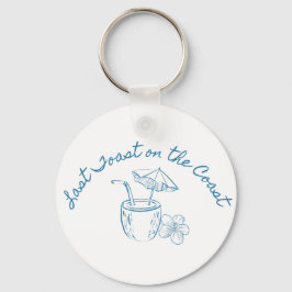 ラスト・トースト・オン・ザ・コースト バチェロレッテ・パーティー・デザイン キーホルダー
