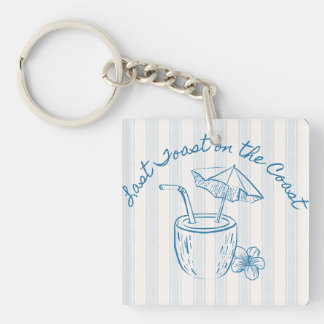 ラスト・トースト・オン・ザ・コースト バチェロレッテ・パーティー・デザイン キーホルダー