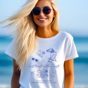 ラスト・トースト・オン・ザ・コースト ビーチ・バチェラーエット・ウェルカム トライブレンドＴシャツ