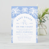 ラスト・トースト・オン・ザ・コースト・ビーチ・ブライダルシャワー 招待状 (スタンド正面)