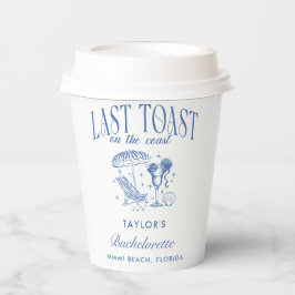 ラスト・トースト・オン・ザ・コースト 独身最後の夜会 紙コップ