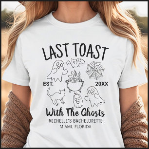 ラスト トースト ハロウィン ブライズメイド パーティー Tシャツ