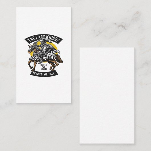 『ラスト・ナイト』 名刺 (正面/裏面)