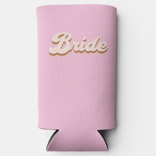 ラスト ボホー レトロ 未婚の女たちのパーティー 花嫁 スリム缶クーラー (正面)