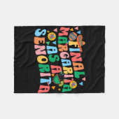 ラスト・マルガリータ　セニョリータ花嫁チームの独身者として フリースブランケット (正面(横))