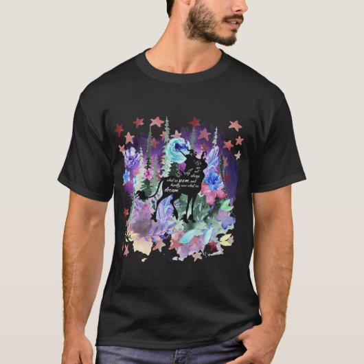 ラスト・ユニコーン 引用 フレンド Tシャツ (正面)