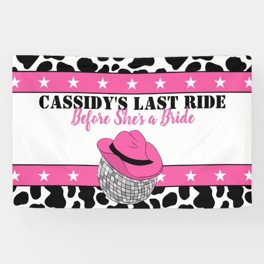 ラスト ライド ディスコカウガール ブライズトゥビー 横断幕 (横)