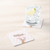 ラスト ライド ブライズメイド パーティー スクエアペーパーコースター (インサイチュ)