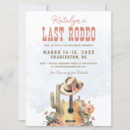 ラスト ロデオカウガール バチェロレッテ ウィークエンド 招待状