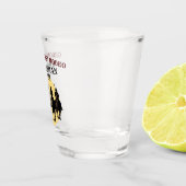 ラスト ロデオ カウボーイズ グルームズマンの名前 独身パーティー ショットグラス (右)