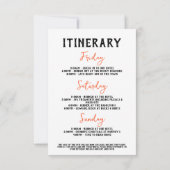 ラスト ロデオ ナッシュビル ブライズパーティー 出欠カード (裏面)