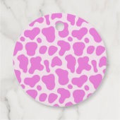 ラスト ロデオ ピンクカウガール ブライダル シャワー パーティー フェイバータグ (裏面)