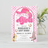 ラスト ロデオ ピンク ゴー ガールズ バチェロレッテ イテイナリー 招待状 (スタンド正面)