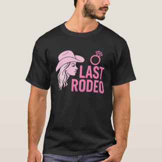 ラスト ロデオ ブライズテイル パーティー 面白い 花嫁 コウガール Tシャツ
