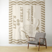 ラスト ロデオ レトロ ウエスタン ブライズテイル パーティー タペストリー (インサイチュ)