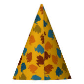 ラスト&金ゴールドマンガウルマンモスパーソナライズされた パーティーハット (裏面)