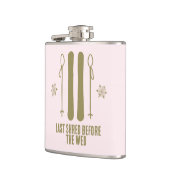 ラスト shred ウィンター スキー ブライズパーティー フラスク (左)