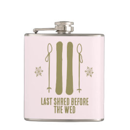 ラスト shred ウィンター スキー ブライズパーティー フラスク