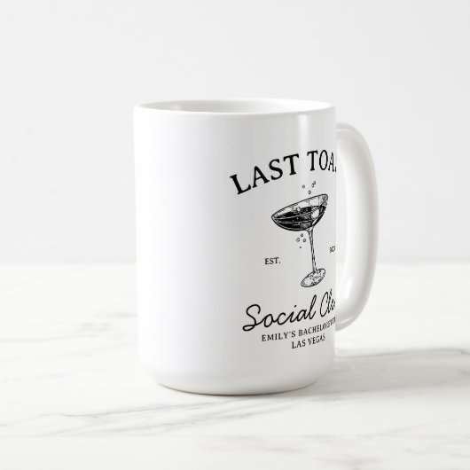 ラスト toast ソーシャル クラブ ブライズメイド パーティー グッズ コーヒーマグカップ (正面右)