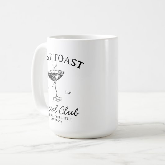 ラスト toast ソーシャル クラブ ブライズメイド パーティー グッズ コーヒーマグカップ (正面左)
