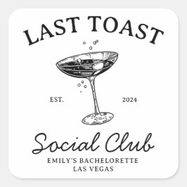 ラスト toast ソーシャル クラブ ブライズメイド パーティー グッズ スクエアシール