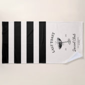 ラスト toast ソーシャル クラブ ブライズメイド パーティー グッズ ビーチタオル (正面)