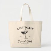 ラスト toast ソーシャル クラブ ブライズメイド パーティー グッズ ラージトートバッグ (正面)