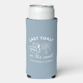 ラスト toast 結婚前パーティー 缶クーラー ギフト スリム缶クーラー (Seltzer正面)