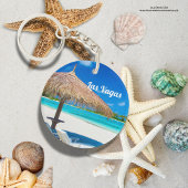 ラスバガスウォーミングサマービーチ写真ブルースカイ キーホルダー