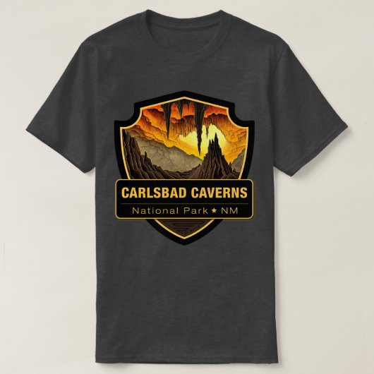 ラスバートカヴァーンズ国立公園3 Tシャツ (デザイン正面)