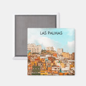 ラスパルマスグランカナリアシティビュー マグネット (正面/裏面)