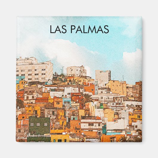 ラスパルマスグランカナリアシティビュー マグネット (正面)