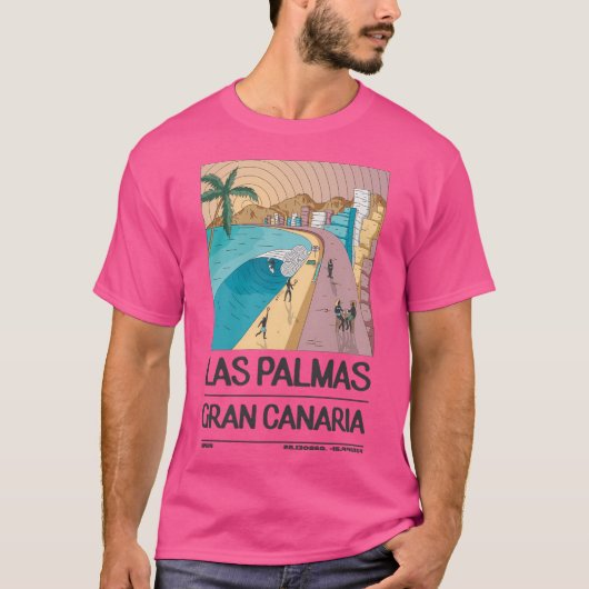 ラスパルマスグランカナリアスペイン Tシャツ (正面)