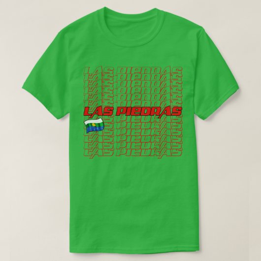 ラスピエドラズカスケード文字 Tシャツ (デザイン正面)