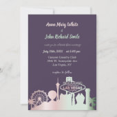 ラスベエレガントガスシティスカイライン 招待状 (正面)