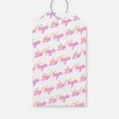 ラスベカラフルガスの輝き結婚の歓迎 ギフトタグ (裏面)