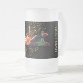 ラスベガスおもしろい-テンプレート フロストグラスビールジョッキ (正面右)