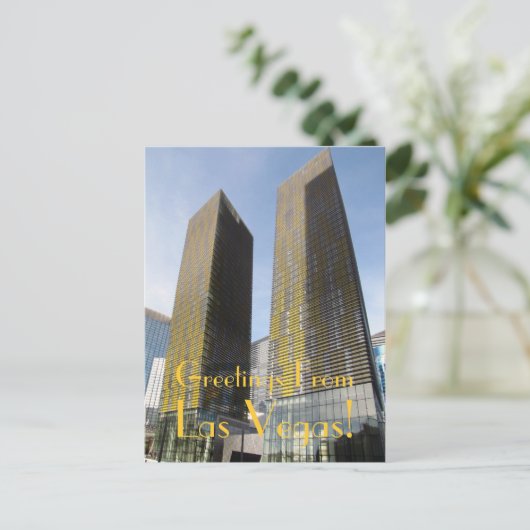 ラスベガスからの挨拶! ポストカード (スタンド正面)