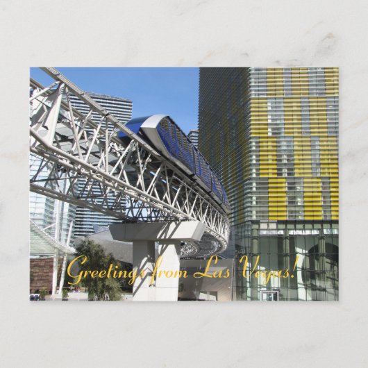 ラスベガスからの挨拶! ポストカード (正面)
