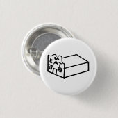 ラスベガスから学ぶベンチュリ管は小屋Pinを飾りました 缶バッジ (正面&裏面)