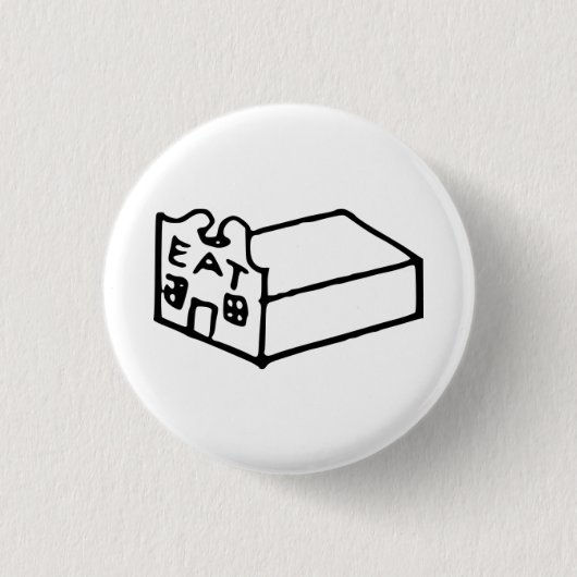 ラスベガスから学ぶベンチュリ管は小屋Pinを飾りました 缶バッジ (正面)