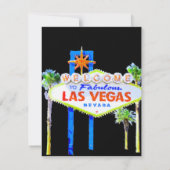 ラスベガスすばらしい50の誕生祝い 招待状 (裏面)