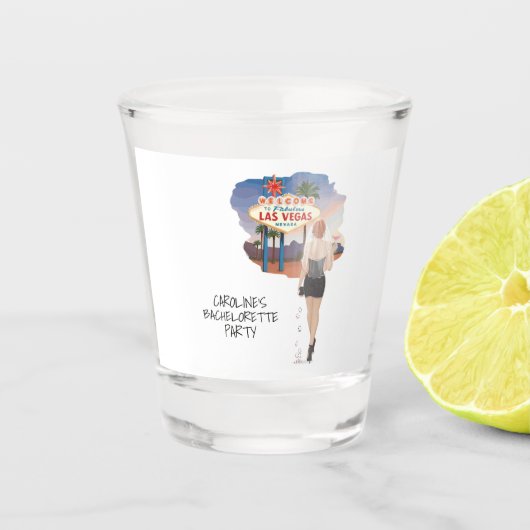 ラスベガスでの独身最後の夜 赤毛の花嫁 ショットグラス (正面)