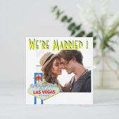 ラスベガスでの結婚発表, ラスベガス ウェディング 案内状 (スタンド正面)
