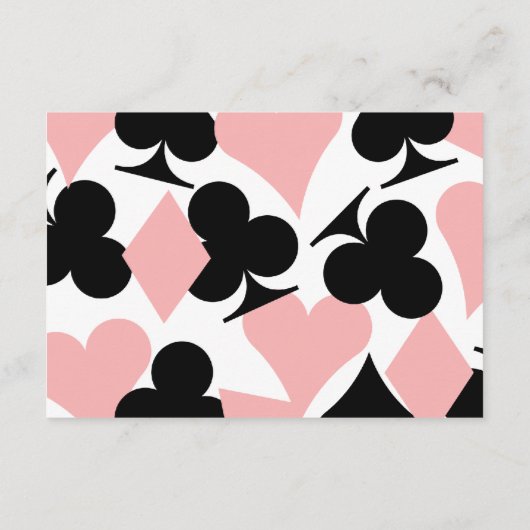 ラスベガスでの運命の結婚式の追加情報 エンクロージャーカード (裏面)