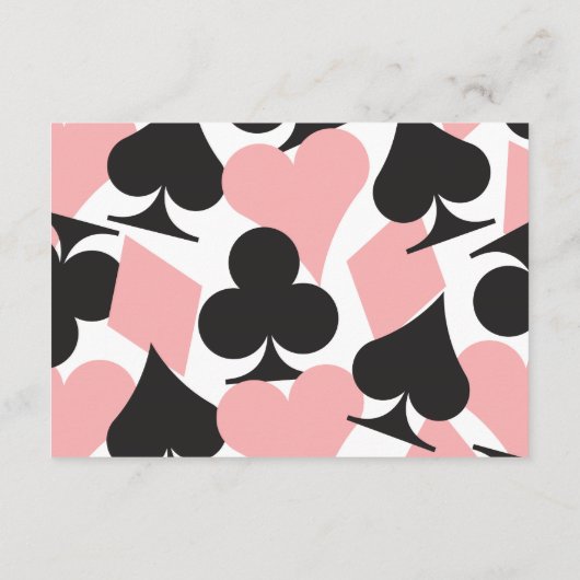 ラスベガスでの運命の結婚式の追加情報 エンクロージャーカード (裏面)