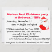 ラスベガスでの12月結婚式 招待状 (裏面)